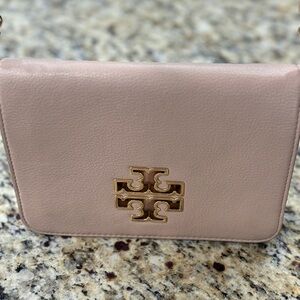 Tory Burch Blush Leather Crossbody Bag